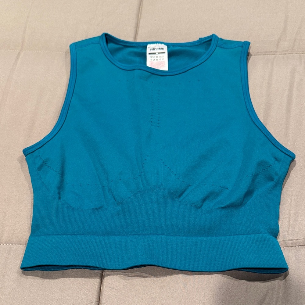Gymshark Teal Crop Top